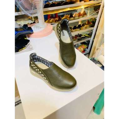 VERISH SEPATU KULIT ASLI GARUT MODEL TERBARU KULIT ASLI 38 Army