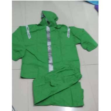 Jas Hujan Jaket Celana Merek Penguin's/Penguin CX7/CX-7/CX 7 XL ORIGINAL L Hijau Muda