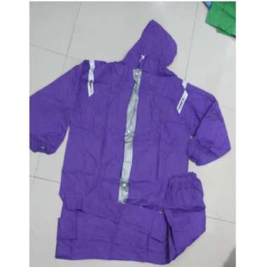 Jas Hujan Jaket Celana Merek Penguin's/Penguin CX7/CX-7/CX 7 XL ORIGINAL L Ungu