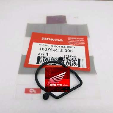 ORING THROTTLE BODY KARET SEAL SIL TB VERZA 150 16075K18900 ORIGINAL HONDA