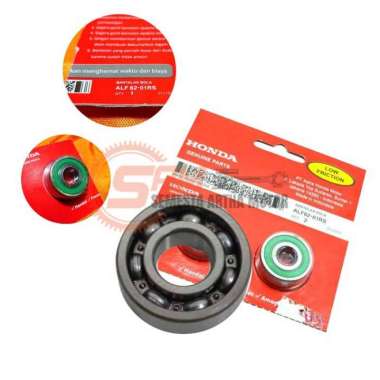 AHM Bearing 6201 RS Laher Roda Depan Belakang Original Motor Honda