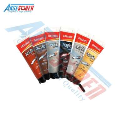 Aksesoren Cat Akrilik Greebel / Acrylic Paint Colour / Cat Kuas Warna / Tinta Lukis Berwarna / Peral