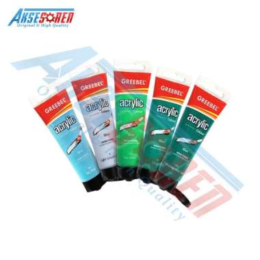 Aksesoren Cat Akrilik Greebel / Acrylic Paint Colour / Cat Kuas Warna / Tinta Lukis Berwarna / Peral