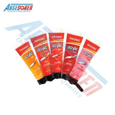 Aksesoren Cat Akrilik Greebel / Acrylic Paint Colour / Cat Kuas Warna / Tinta Lukis Berwarna / Peral