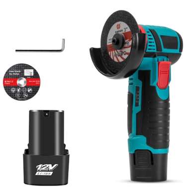 Mesin Poles Tanpa Kabel 12V Brushless Angle Grinder Mesin Gerinda Tang 12V 1 Baterai