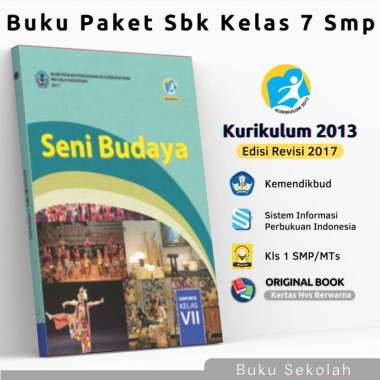 Buku Paket Pelajaran SBK Seni Budaya Kelas Kls 7 1 VII SMP Anak Siswa Sekolah Kurikulum 2013 Edisi R