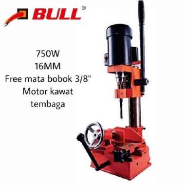 WM Mesin bor bobok chisel pahat kayu BULL MK361A