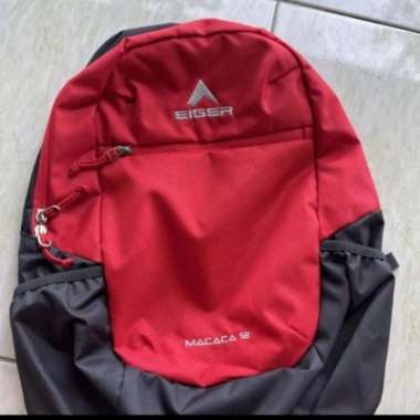 Tas Ransel Eiger Macaca 12L Hitam Daypack Backpack Original MACACA Red