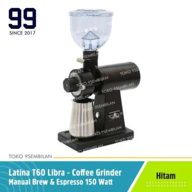 LATINA T-60 LIBRA YELLOW ELECTRIC COFFEE GRINDER KOPI T60 500N - LORENA Hitam