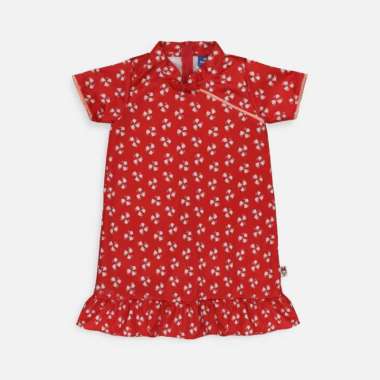 Dress cheongsam Anak Red/ Daisy Little Star 4