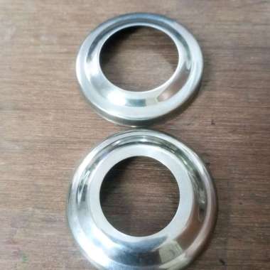 Tutup pipa ring bulat stainless (304) 1-1/4 1-1/2 Inch 1-1/2 Inch