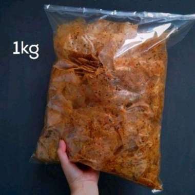 [KILOAN] Kripik Kaca Pedas Kemasan 1kg / Keripik Beling Kripca Kirca Murah