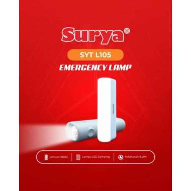 senter cas surya SYT L105 / senter emergency Surya / senter mini + lampu emergency