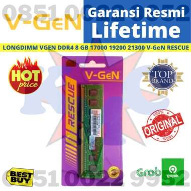Longdimm VGEN DDR4 8GB V-GeN RESCUE PC-17000 (2133)