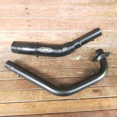 Leher pipa Leheran Knalpot Racing Vixion R15 Satria Fu CBR150R MT15 CB150R new Verza 150 MX King Meg