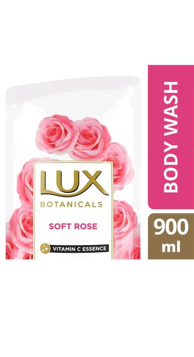 Promo Harga LUX Botanicals Body Wash Soft Rose 900 ml - Blibli