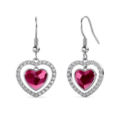 Cheery Love Earrings - Anting Crystal LUVEA by Her Jewellery
