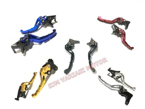 HANDLE CNC YAMAHA AEROX 155 -HANDLE REM SEPASANG AEROX 155 Hitam