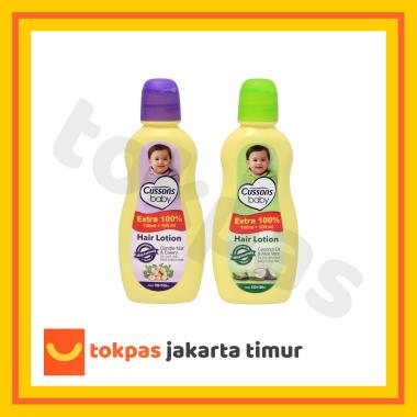 Cussons Baby Hair Lotion / Lotion Rambut Bayi / Minyak Rambut Bayi Coconut Oil 100+100 ml