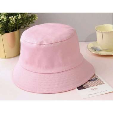 BUCKET HAT- bucket hat aksen tali- Bucket lebar /topi wanita terlaris/Bucket pantai Bucket polos PIN