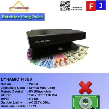 DYNAMIC 140UV 140 UV Money Detector Deteksi Uang Palsu