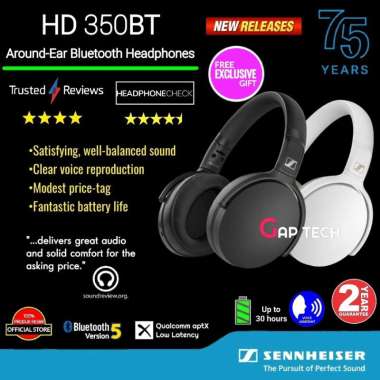 Sennheiser HD 350BT / HD350BT / HD350 BT Over-Ear Bluetooth Headphones Original Black
