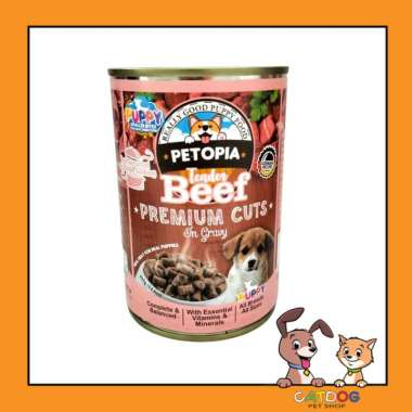 Can Petopia Premium Cuts Puppy Beef 415gr