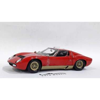 1:18 KYOSHO LAMBORGHINI MIURA SV 1970 RED GOLD