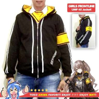 Jaket Hoodie Girls Frontline UMP45 - Kostum Anime Cosplay S
