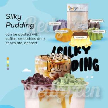 Silky Cokelat Pudding Powder Come Food Brand Import Taiwan. Powder 1kg.