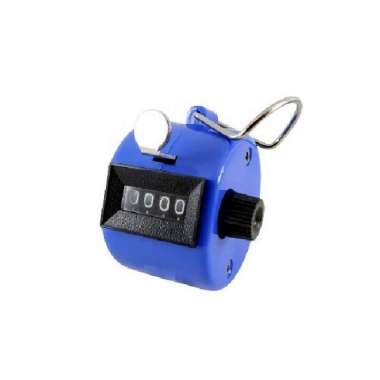 hand tally counter tasbih manual warna warni Biru