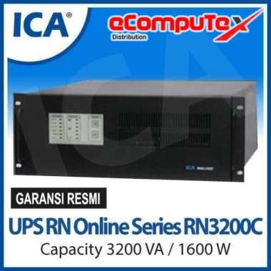 UPS ICA RN-3200C RN3200C 3200VA / 1600WATT RACKMOUNT ONLINE SINEWAVE UPS GARANSI RESMI
