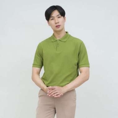 Polo Shirt Baju Kaos Kerah Polo Slim Houseofcuff Hijau L