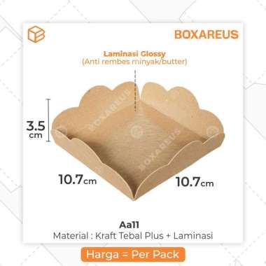 Alas Kue Chiffon Cake Tatakan Kue Tatak Tray Mini Cake - AA11