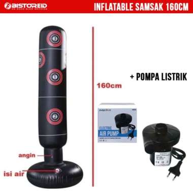 Samsak Tinju Berdiri Taekwondo Karate Boxing Samsak Standing Anak D66 Samsak+Listrik