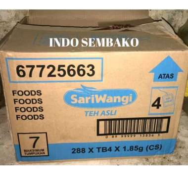 Teh sariwangi isi 48 box / teh sariwangi dus / sariwangi teh clup 25 × 48 box