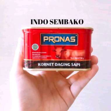 PRONAS kornet kaleng daging 198g / PRONAS daging sapi kaleng keci 198 gram