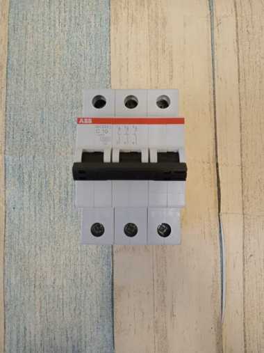 ABB MCB 3 Phase Pole 10A