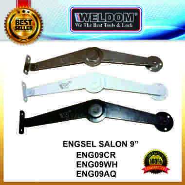 Engsel Salon Penahan Jendela 9 Inch Weldom White
