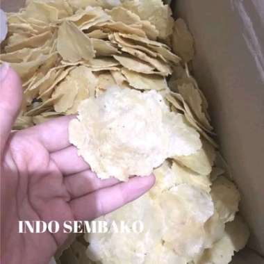 Emping Abadi 1kg / Kerupuk Emping Mentah 1Kg / Krupuk Emping Cemilan Sehat / Emping Mlinjo 1kg