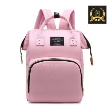 ZS ] Tas Ransel Anello Tas Bayi Backpack Mom&Baby Bag Diaper Bag - Merah Pink