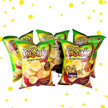 Kusuka Keripik Singkong 60gr All Varian Aneka Rasa Saos Balado