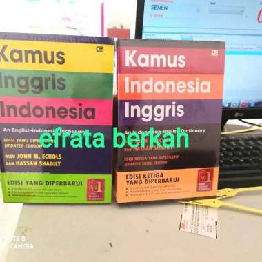 Kamus Bahasa Inggris Indonesia 2 Buku Paket John Echols