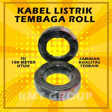 Kabel Listrik Ganda Serabut Isi-100Meter/1 Roll