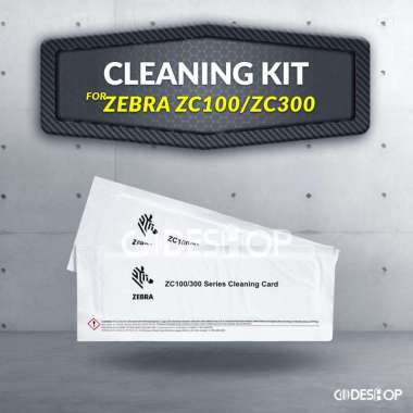Cleaning Kit ID Card Printer Zebra ZC100 & ZC300