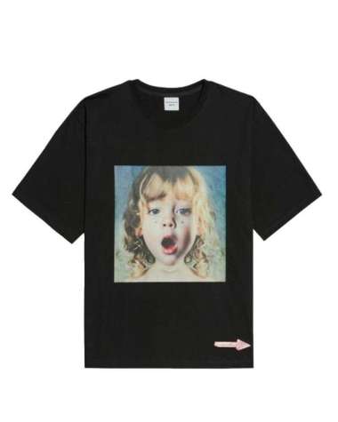 ADLV Baby Face Short Sleeve Tshirt Black Jewelery Tears 1