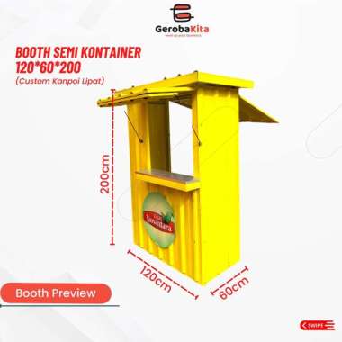 Booth Semi Container Minuman