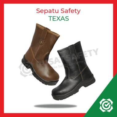 Sepatu Safety Krushers Texas hitam 38