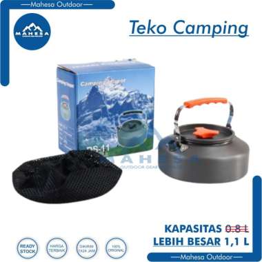 Teko Ketel Teapot Ceret DS-11 Kap 1,1Liter Camping Hiking Outdoor