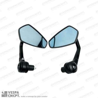 Spion Jalu Bar End Mirror Arrow Rizoma Black Vespa Sprint Primavera Lx